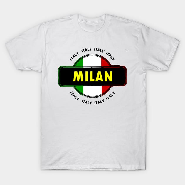 Milan, Italy T-Shirt by dejava
